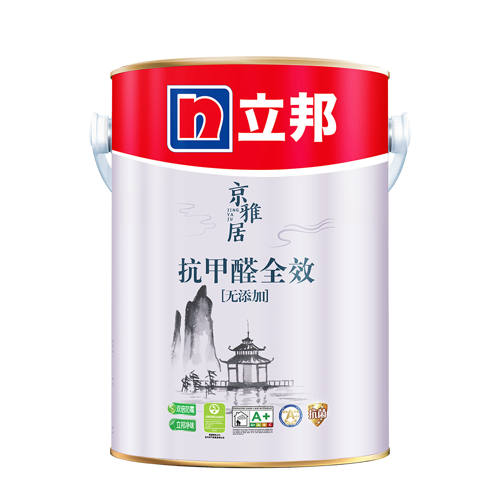 京雅居抗甲醛全效无添加内墙乳胶漆